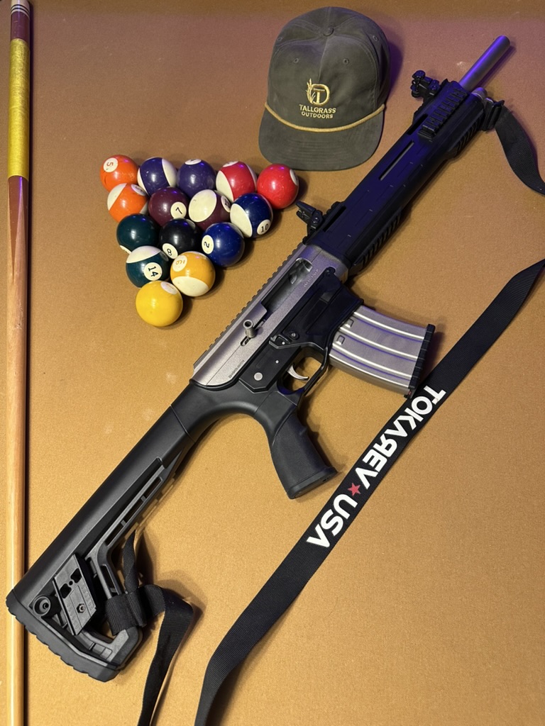 Stainless & Black Tokarev 12